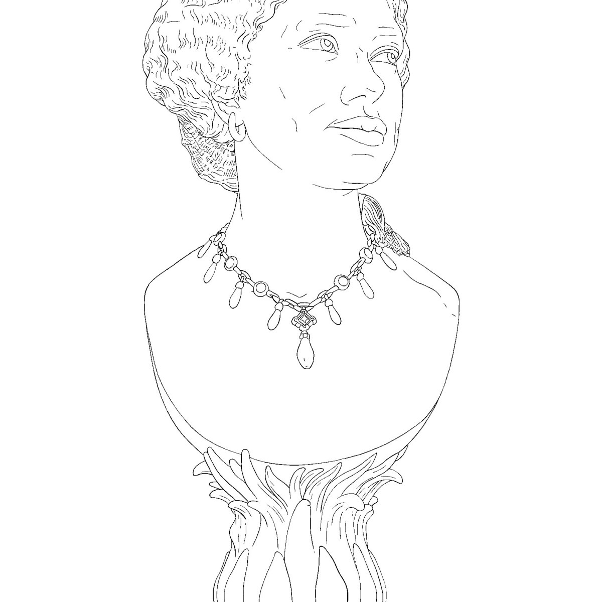 Bust of an African&nbsp;Woman